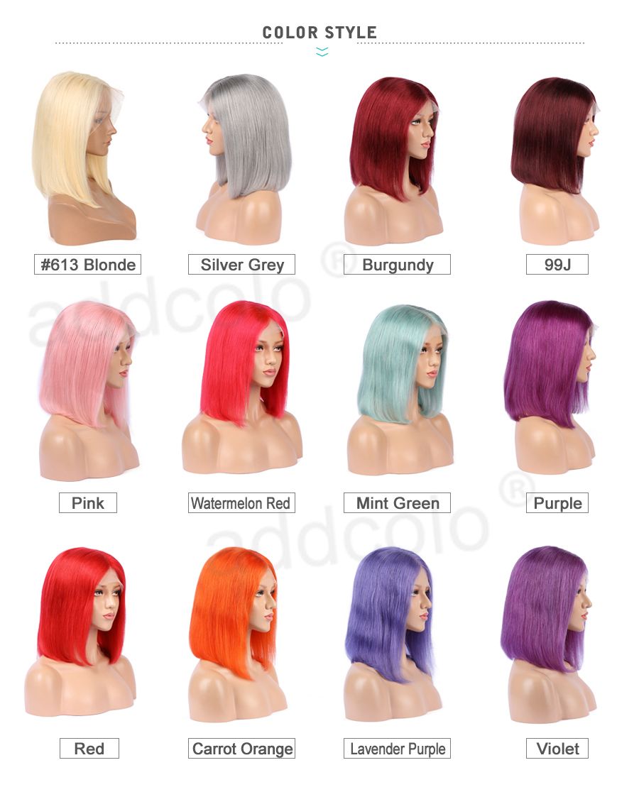 color human hair wigs