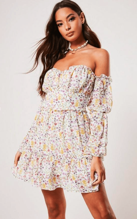 short floral dresses