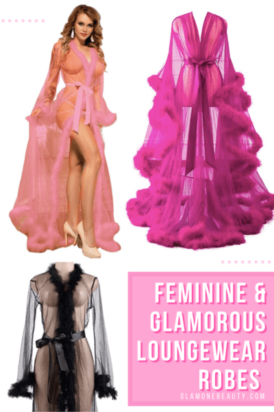 Long Feminine Loungewear Robes