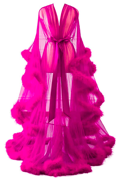 Long Feminine Loungewear Robes