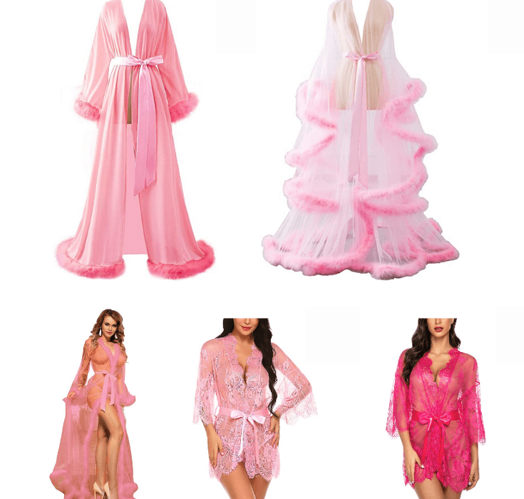 Long Feminine Loungewear Robes for Lounging at Home!