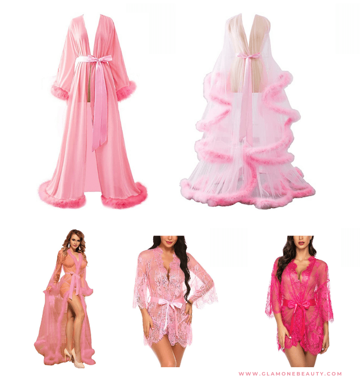 Long Feminine Loungewear Robes